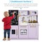 Best Choice Products Pretend Play Kitchen Wooden Toy Set for Kids w/ Telephone, Utensils, Oven, Microwave